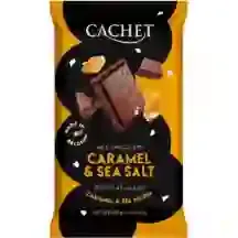 PIENA ŠOKOLĀDE CACHET AR KARAMELI UN JŪRAS SĀLI 300G