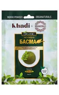 KHADI BY ORGANATURALS DABĪGA INDIJAS BASMA MATU KRĀSOŠANAI AR ARGANA EĻĻU, 25G