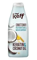 KEFF KERATIN & COCONUT OIL KONDICIONIERIS SAUSIEM UN BOJĀTIEM MATIEM, 500ML