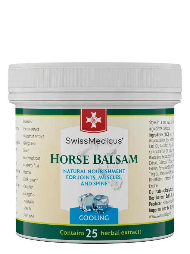 Herbamedicus Horse Balsam atvēsinošs zirgu balzams, 250 ml