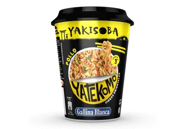 ĀTRI PAGATAVOJAMI MAKARONI YATEKOMO GALLINA BLANCA AR VISTAS GARŠU 93G