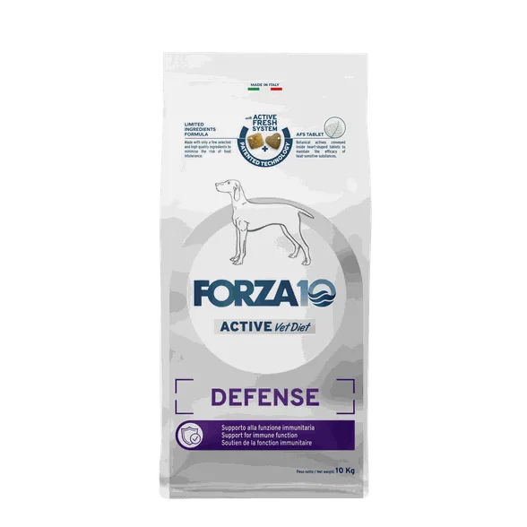 FORZA10 Active Vetdiet Defense, suņiem sausā barība, 10 kg