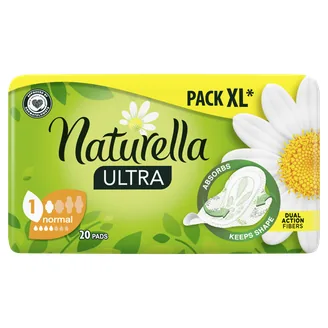 HIGIĒNISKĀS PAKETES NATURELLA ULTRA NORMAL DUO 20GAB.