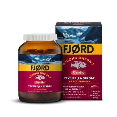 Fjord Strong Omega-3 cardio kapsulas N60
