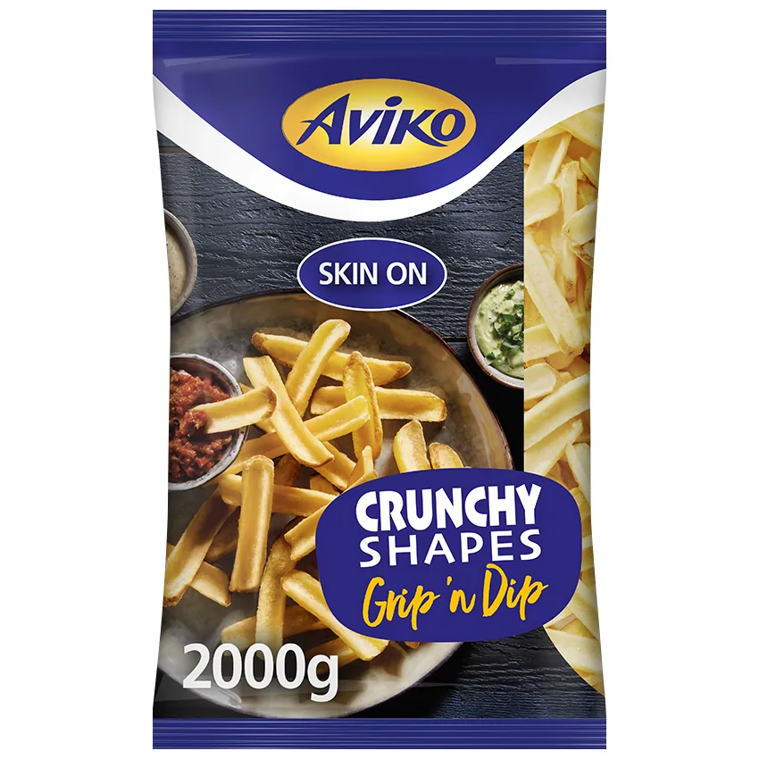 SALDĒTI FRĪ KARTUPEĻI GRIP'N DIP AR MIZU AVIKO, 2KG