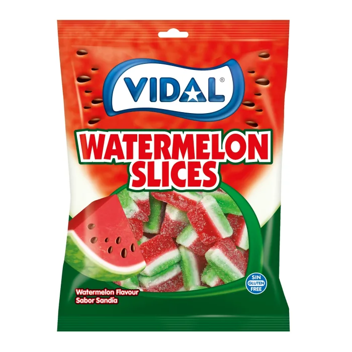 ŽELEJAS KONFEKTES VIDAL WATERMELON 90G