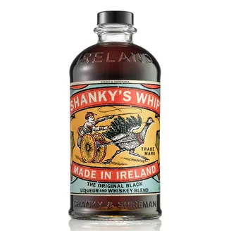 Liķieris Shanky's Whip Black Irish whiskey 33% 0,7 l