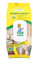 PURFIX EXPRESS CLEANING 4IN1 MITRĀS SALVETES TUALETES ĀTRAI UZKOPŠANAI, 60GB.