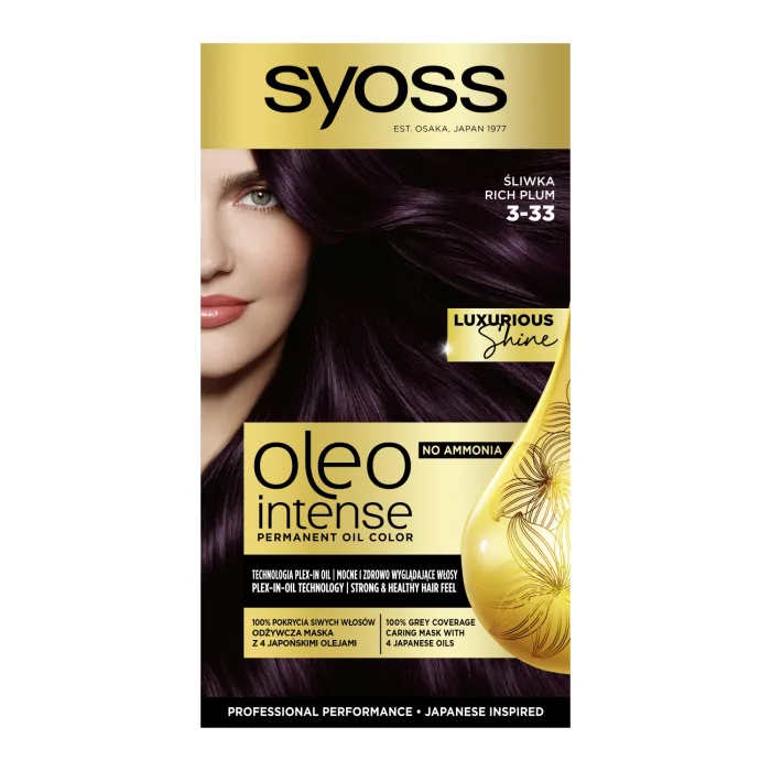 MATU KRĀSA SYOSS OLEO INTENSE 3-33 PLŪMJU VIOLĒTS