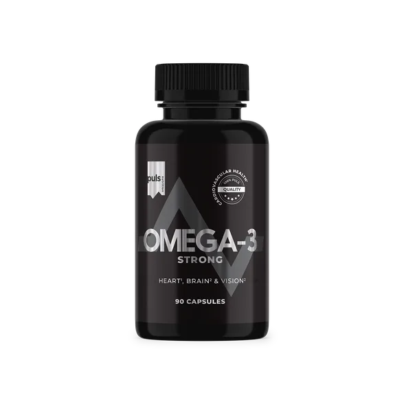 Puls Nutrition Omega-3 strong kapsulas, 90 gab.