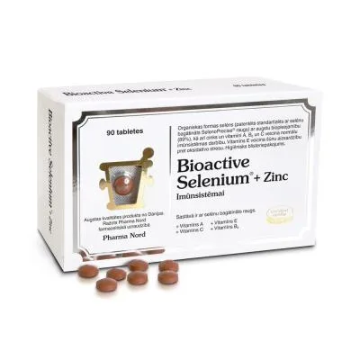 Bioactive selenium+zinc tabletes N90
