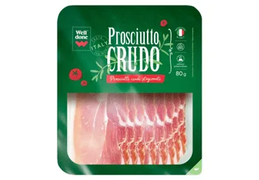 VĪTINĀTA CŪKGAĻA PROSCIUTTO CRUDO WELL DONE 80G