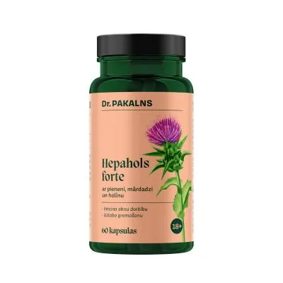 Dr.pakalns Hepahols Forte kapsulas N60