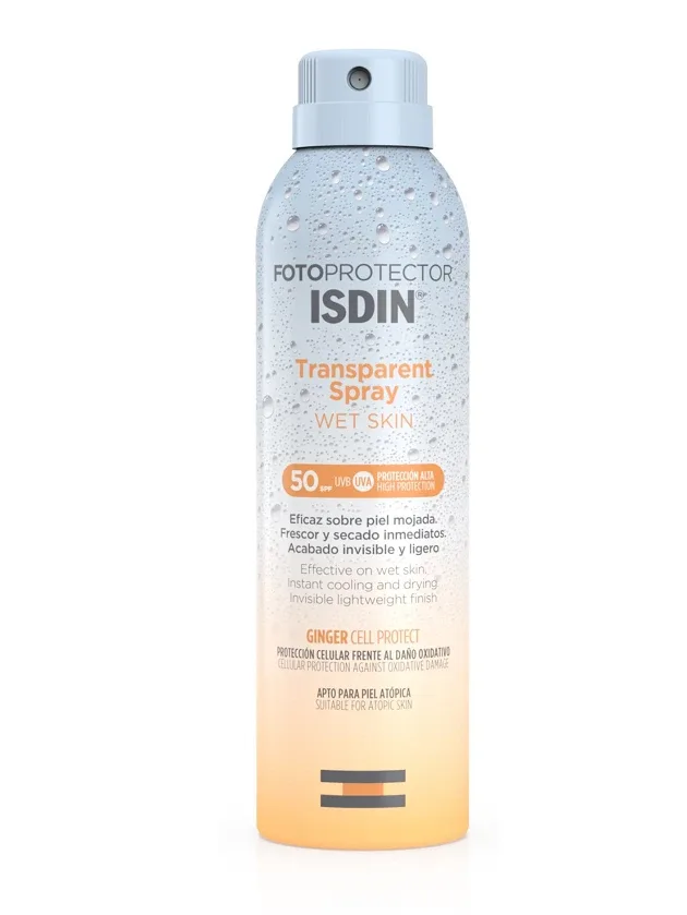 Isdin Wet Skin izsmidzināms aizsarglīdzeklis SPF50, 250 ml