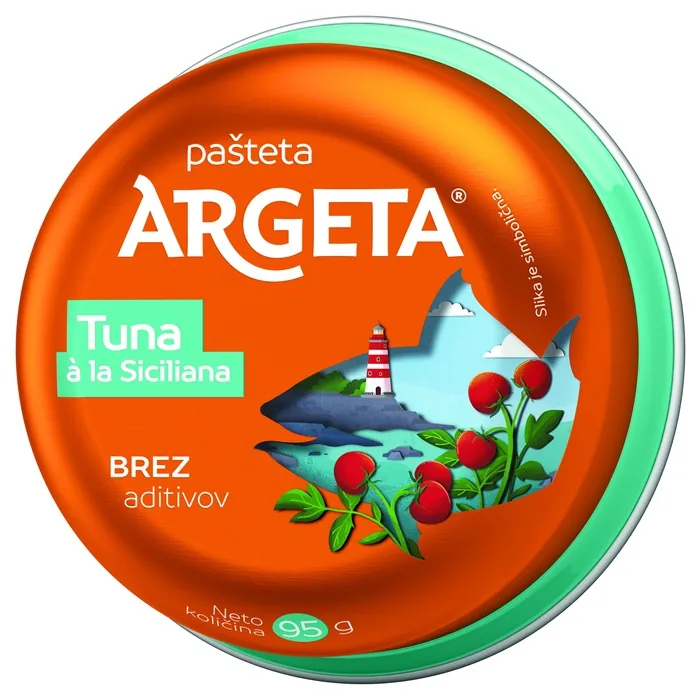 TUNČA PASTĒTE ARGETA SICIALIANA, 95G