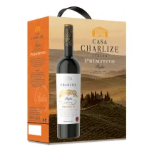 Sarkanvīns Casa Charlize Primitivo Puglia IGT pussauss 13,5% 3 l
