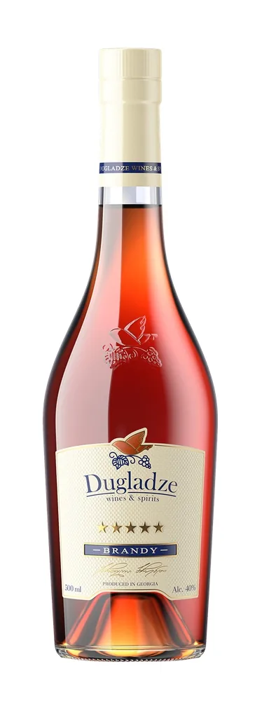 Brendijs dugladze, 5 Y.O., 40%, 0,5 l
