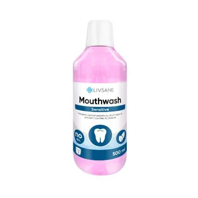 Livsane Sensitive mutes skalojamais līdzeklis 500 ml