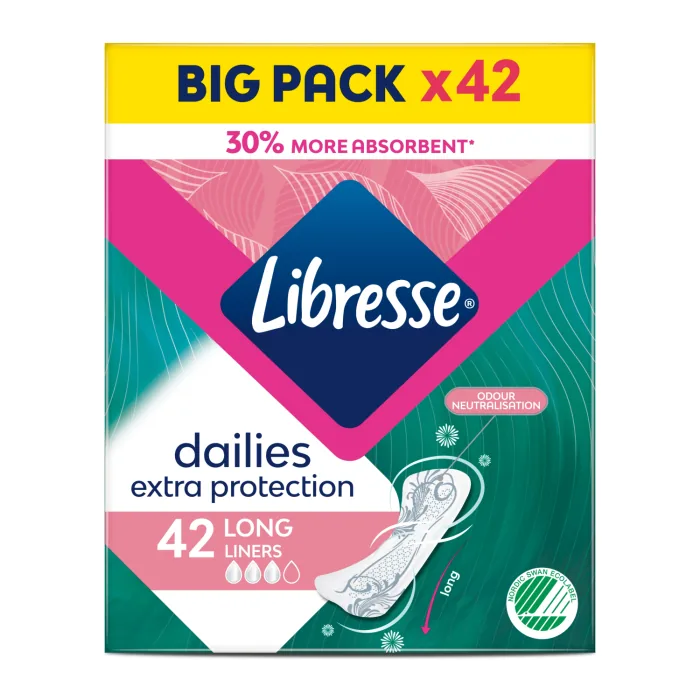 IKDIENAS IELIKTNĪŠI LIBRESSE EXTRA PROTECTION LONG 42 GAB
