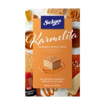VAFEĻU TORTE SELGA KARMELITA 350G