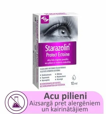 Starazolin Protect Ectoine acu pilieni 10 ml