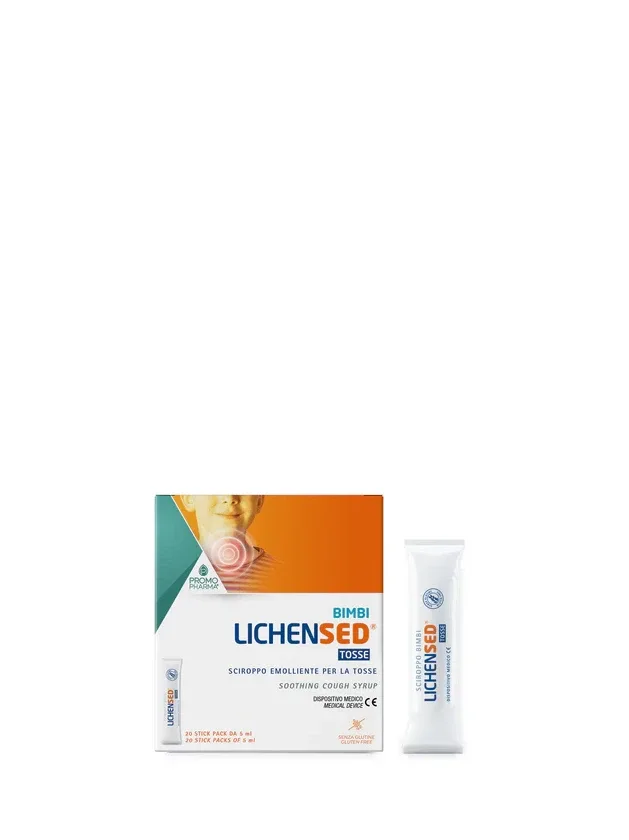 Promopharma lichensed® tosse bimbi sīrups bērniem paciņas, 20 x 5 ml