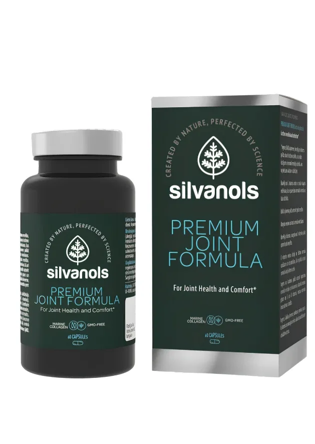 Silvanols Premium Joint Formula kapsulas, 60 gb.