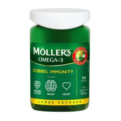 Mollers dobbel immunity kapsulas N120