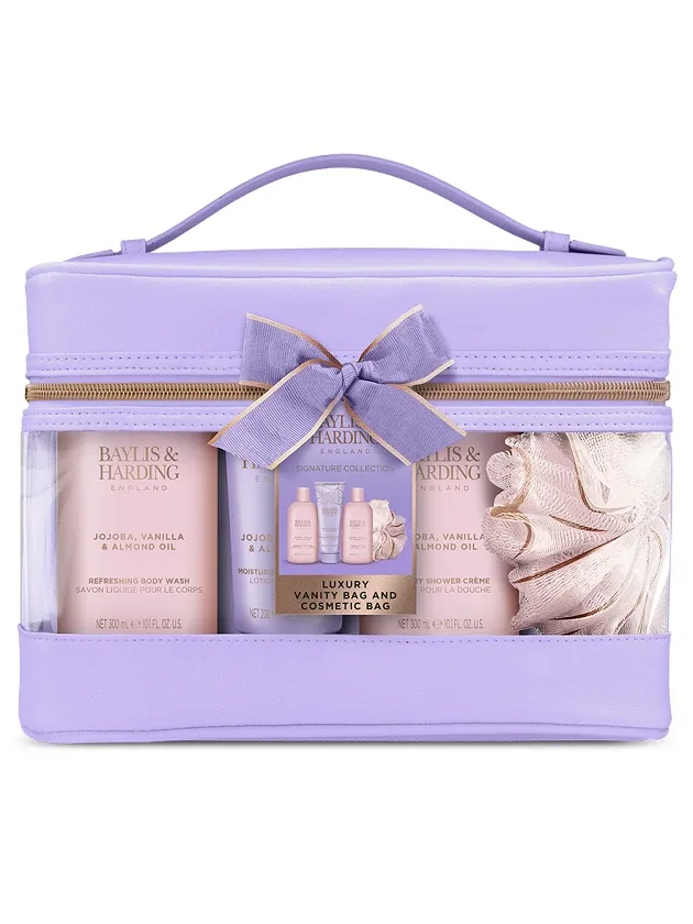 Baylis & Harding Jojoba,vanilla & almond oil luxury vanity dāvanu komplekts