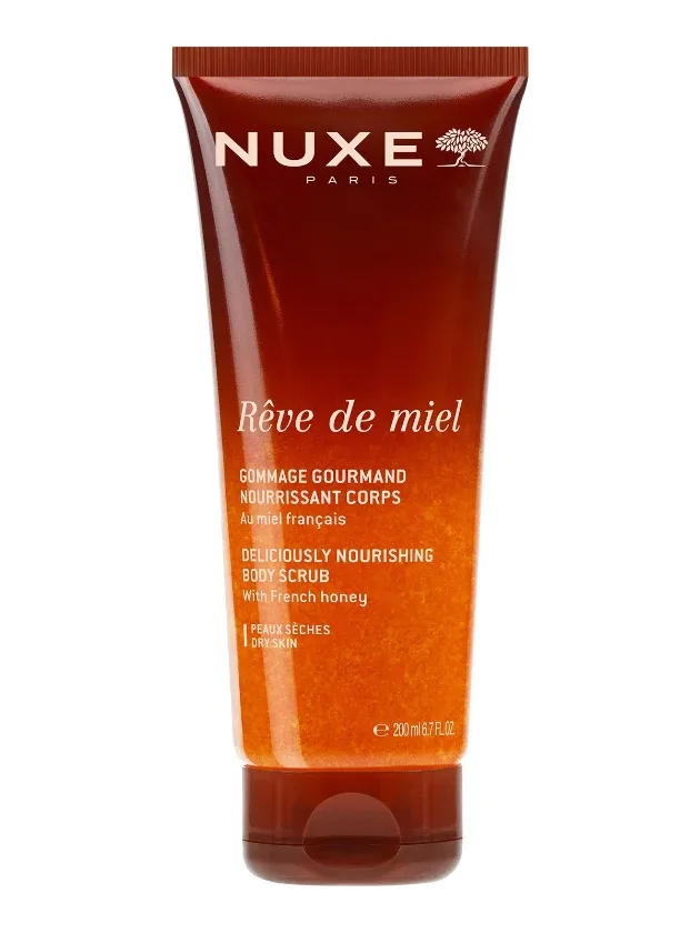Nuxe rêve de miel skrubis sausai ādai, 200 ml