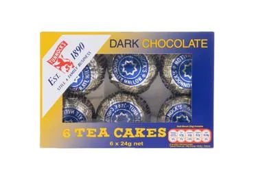 TUMŠĀS ŠOKOLĀDES TEACAKES TUNNOCK'S 144G