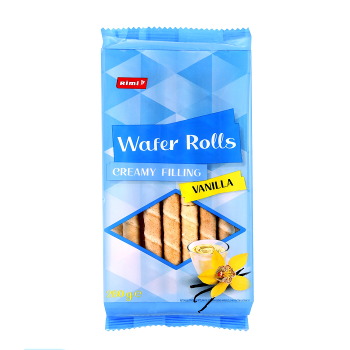 VAFEĻU RULLĪŠI RIMI AR VANIĻAS GARŠAS PILDĪJUMU 280G