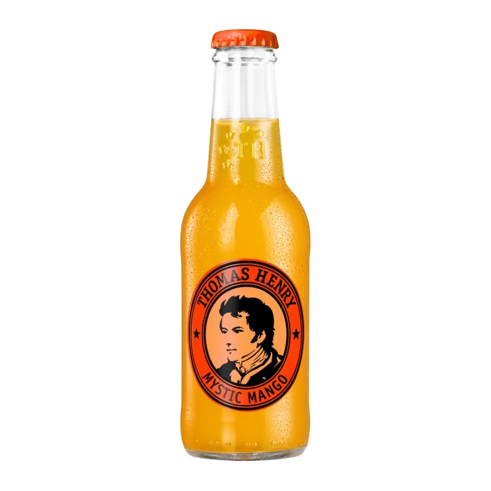 GĀZĒTS BEZALKOHOLISKS DZĒRIENS THOMAS HENRY MYSTIC MANGO 0,2L