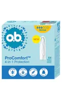 O.B. PROCOMFORT NORMAL HIGIĒNISKIE TAMPONI, 64GAB.