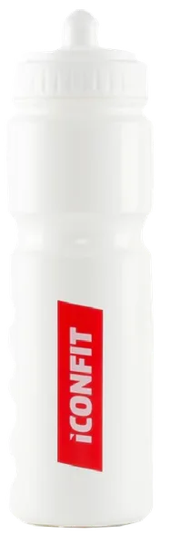 Iconfit velosipēda ūdens, balta pudele, 750 ml