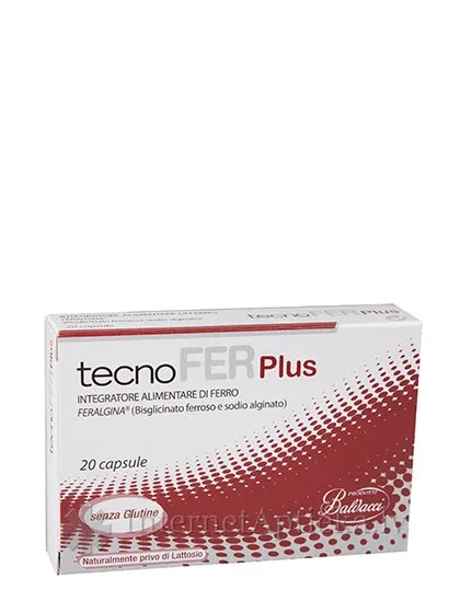 Tecnofer Plus 30 mg, 20 kapsulas