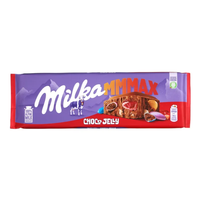 PIENA ŠOKOLĀDE MILKA CHOCO JELLY 250G