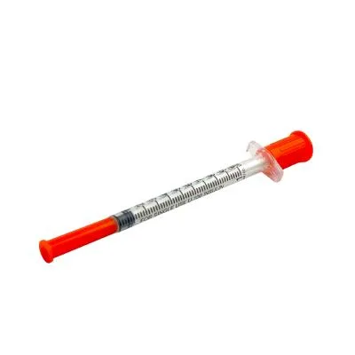Accupoint šļirce insulīna 1 ml, ar fiksētu adatu 29 g (0,33 x 12,7 mm) N1