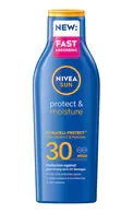 NIVEA SUN PROTECT&MOISTURE SPF30 MITRINOŠS LOSJONS AIZSARDZĪBAI PRET SAULI, 200ML
