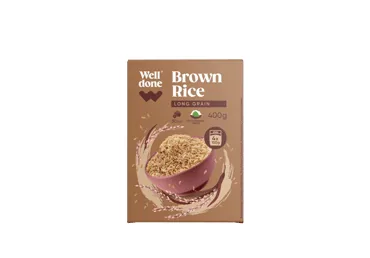 BRŪNIE RĪSI WELL DONE 4X100G