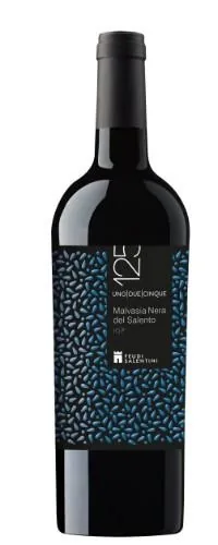 Sarkanvīns 125 Malvasia Nera del salento IGP 2016, pussauss, 12,5%, 0,75 l
