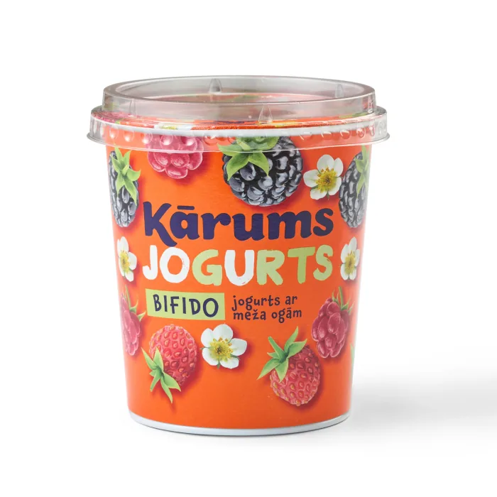 JOGURTS KĀRUMS BIFIDO AR MEŽA OGĀM 350G