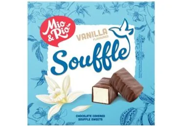 KONFEKŠU KĀRBA VANIĻAS SOUFFLE MIO&RIO 380G