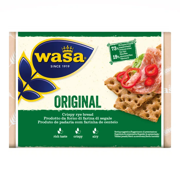 WASA RUDZU SAUSMAIZĪTES ORIGINAL, 275G