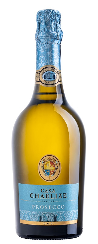 DZIRKSTOŠAIS VĪNS CASA CHARLIZE PROSECCO DOC, BALTS, SAUSS, 11%, 0.75L