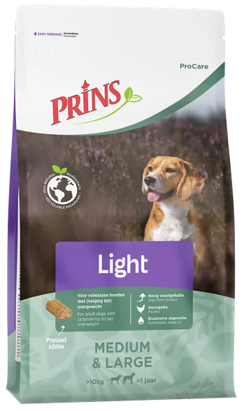 Prins Procare Light Low calorie sausā barība, 12 kg