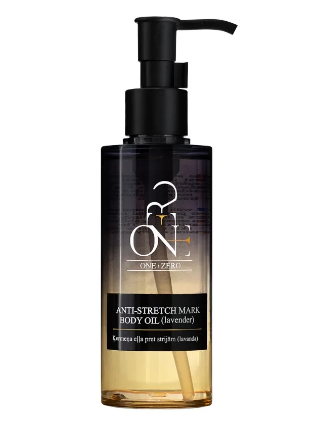 One:Zero ķermeņa eļļa pret strijām (lavanda), 150 ml