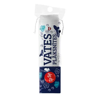 VATES PLĀKSNĪTES TIP TOP KOKVILNA 120GAB.