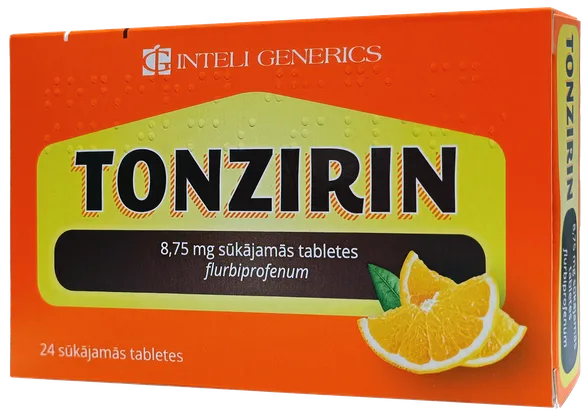 Tonzirin 8,75 mg sūkājamās tabletes, 24 gab.