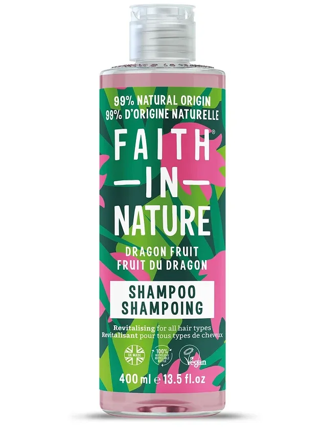 Faith In Nature Dragon Fruit atjaunojošs šampūns ar augļu ekstraktu, 400 ml
